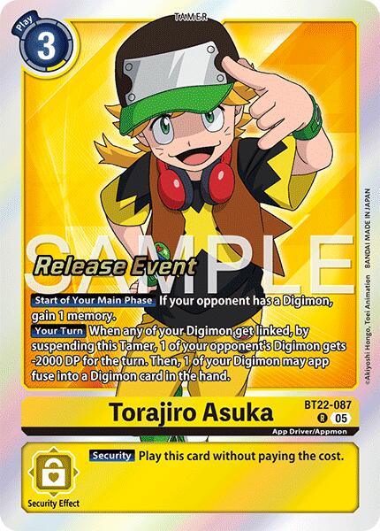 Torajiro Asuka [BT22-087] [Cyber Eden Release Event Cards] (ONLINE ORDER ONLY)