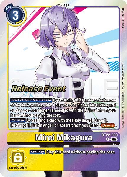 Mirei Mikagura [BT22-089] [Cyber Eden Release Event Cards] (ONLINE ORDER ONLY)