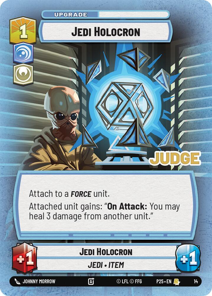 Jedi Holocron (14) (14) [Judge Promos] (ONLINE ORDER ONLY)