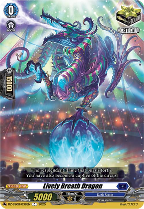Lively Breath Dragon (DZ-SS08/036EN) [Festival Booster 2025]