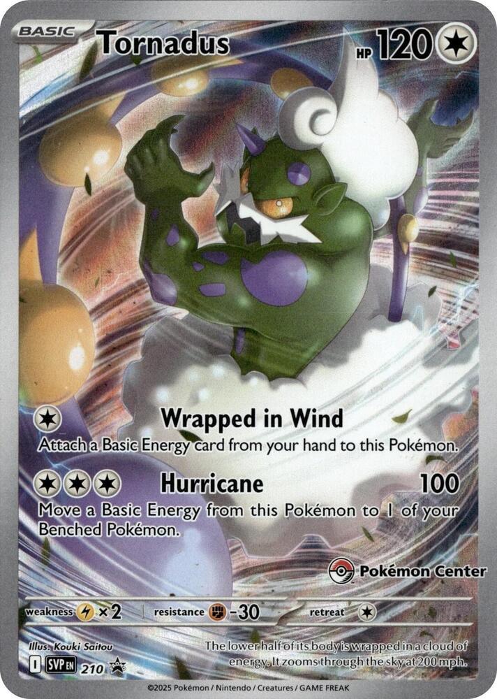 Tornadus (210) (Pokemon Center Exclusive) [Scarlet & Violet: Black Star Promos] (ONLINE ORDER ONLY)