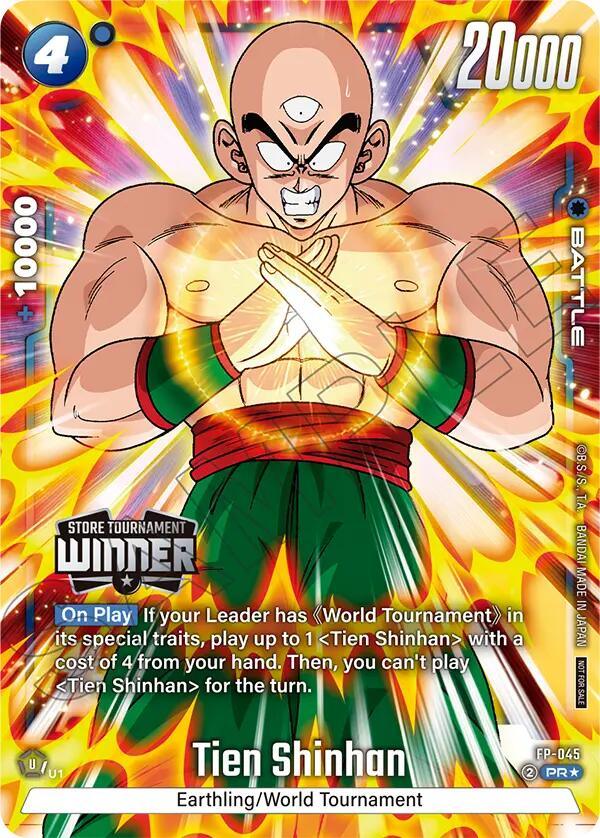 Tien Shinhan (FP-045) (Tournament Pack 07 - Winner) [Fusion World Tournament Cards] (ONLINE ORDER ONLY)