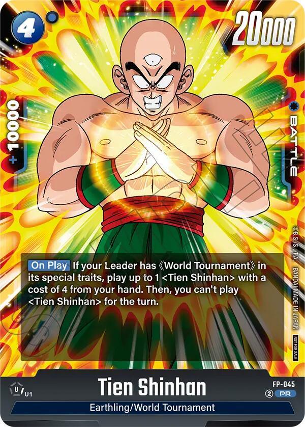 Tien Shinhan (FP-045) (Tournament Pack 07) [Fusion World Tournament Cards] (ONLINE ORDER ONLY)