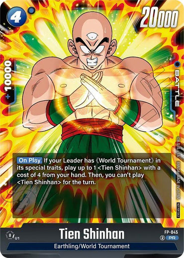Tien Shinhan (FP-045) (Tournament Pack 07) [Fusion World Tournament Cards] (ONLINE ORDER ONLY)