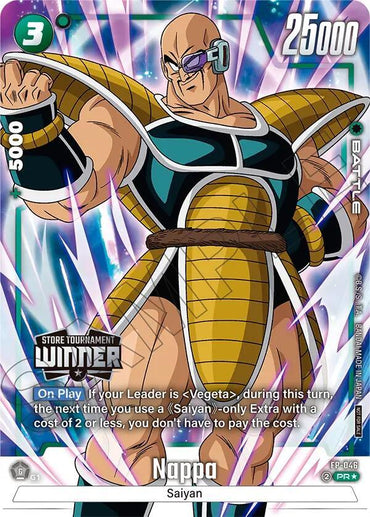 Nappa (FP-046) (Tournament Pack 07 - Winner) [Fusion World Tournament Cards] (ONLINE ORDER ONLY)