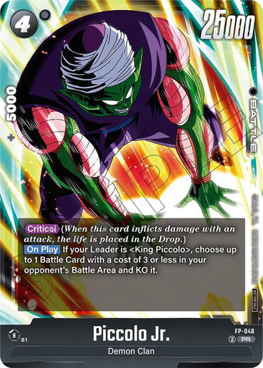 Piccolo Jr. (FP-048) (Tournament Pack 07) [Fusion World Tournament Cards] (ONLINE ORDER ONLY)