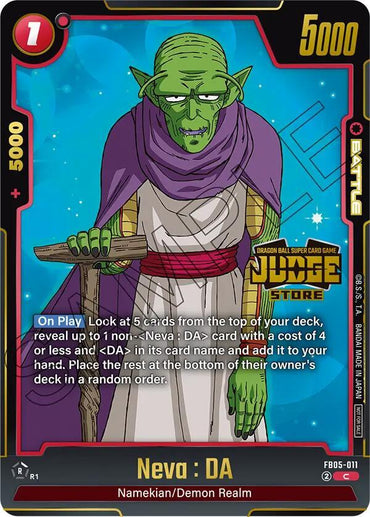 Neva : DA (Judge Pack (Store Judge 04) [Fusion World Tournament Cards] (ONLINE ORDER ONLY)