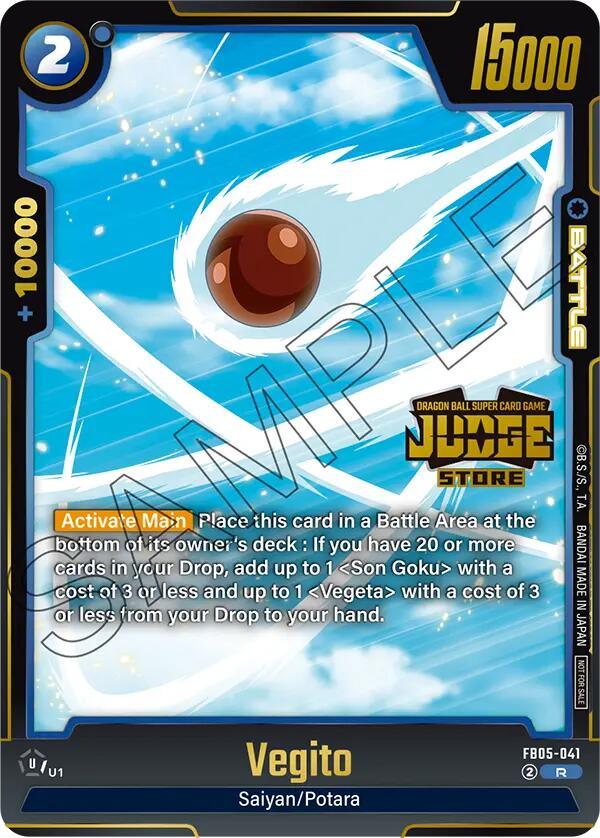 Vegito (Judge Pack 04 - Store Judge) [Fusion World Tournament Cards] (ONLINE ORDER ONLY)