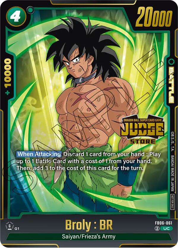 Broly : BR (Judge Pack 04 - Store Judge) [Fusion World Tournament Cards] (ONLINE ORDER ONLY)