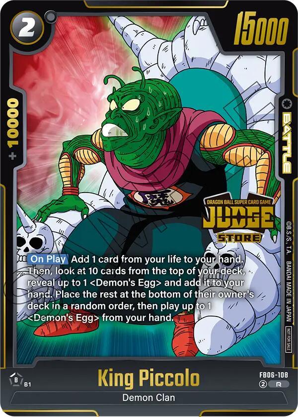 King Piccolo (Judge Pack 04 - Store Judge) [Fusion World Tournament Cards] (ONLINE ORDER ONLY)