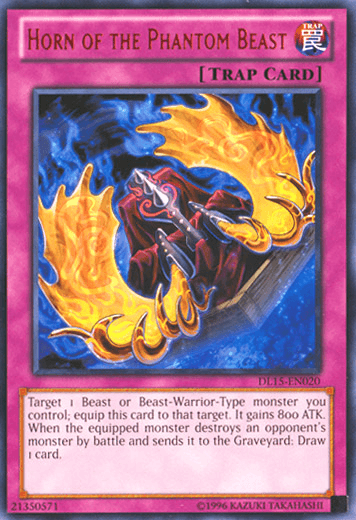 Horn of the Phantom Beast (Red) [DL15-EN020] Rare (ONLINE ORDER ONLY)