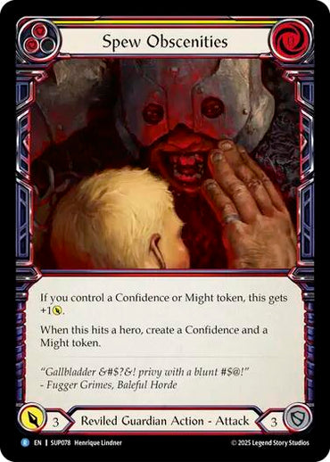 Spew Obscenities [SUP078] (Super Slam)  Rainbow Foil