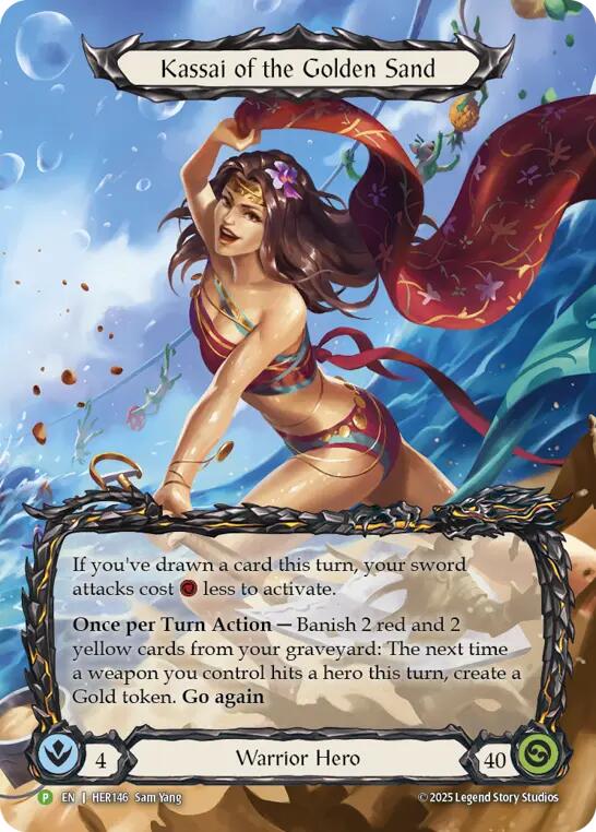 Kassai of the Golden Sand [HER146] (Promo)  Rainbow Foil