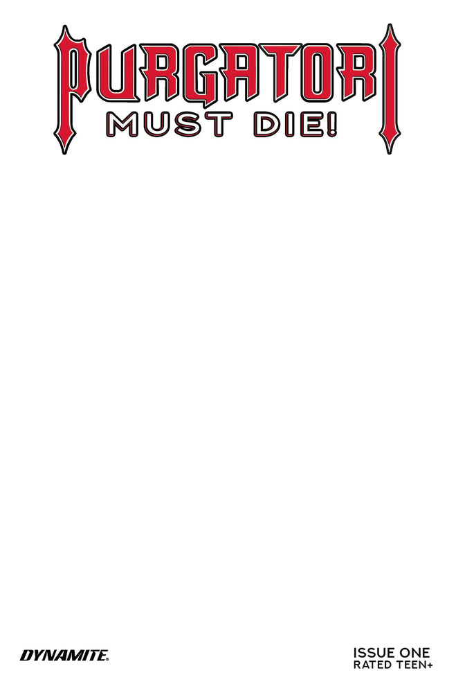 Purgatori Must Die #1 F Blank Authentix Variant (01/04/2023) Dynamite (ONLINE ORDER ONLY)