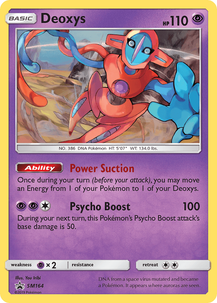 Deoxys (SM164) [Sun & Moon: Black Star Promos] (Online Only)