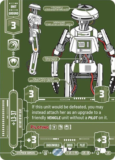 L3-37 (1/6) - Get Out Of My Seat (1/6) [2025 Convention Exclusive] (ONLINE ORDER ONLY)