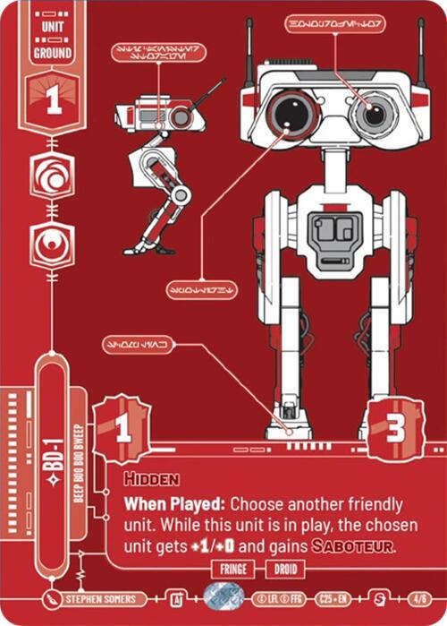 BD-1 (4/6) - Beep Boo Boo Bweep (4/6) [2025 Convention Exclusive] (ONLINE ORDER ONLY)