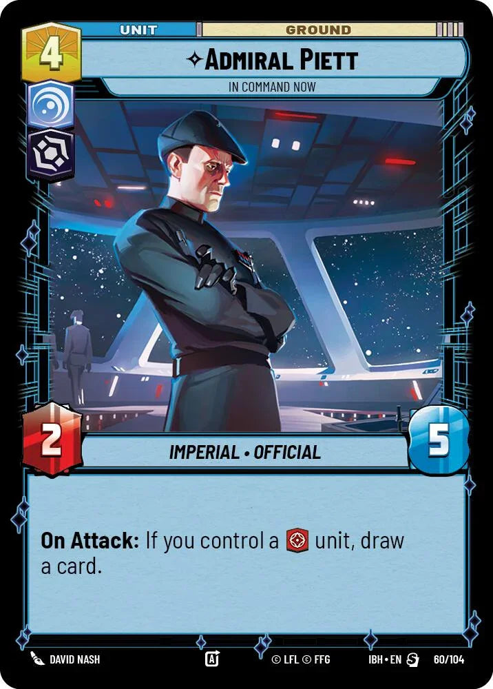 Admiral Piett (60/104) - In Command Now (60/104) [Intro Battle: Hoth] (ONLINE ORDER ONLY)