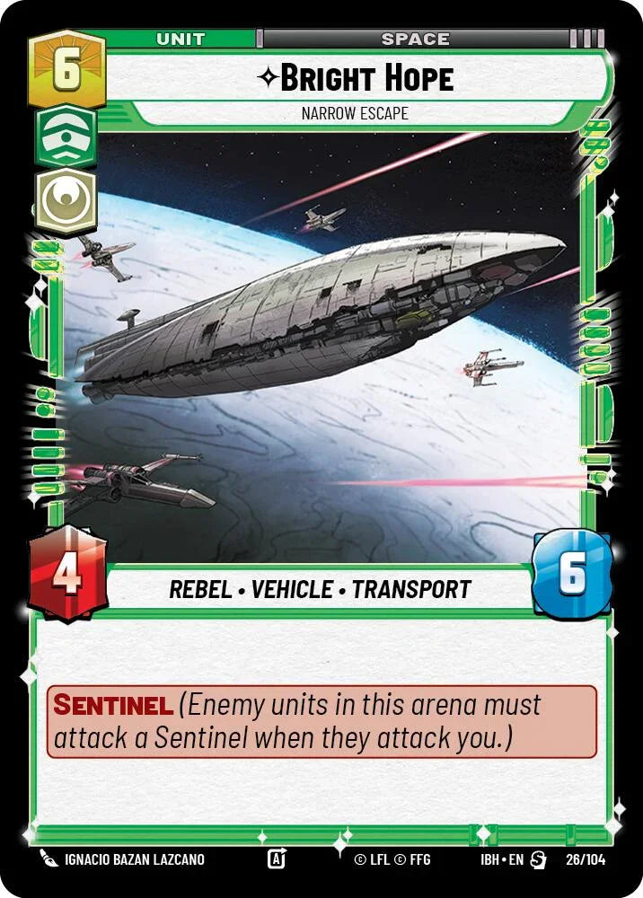 Bright Hope (26/104) - Narrow Escape (26/104) [Intro Battle: Hoth] (ONLINE ORDER ONLY)