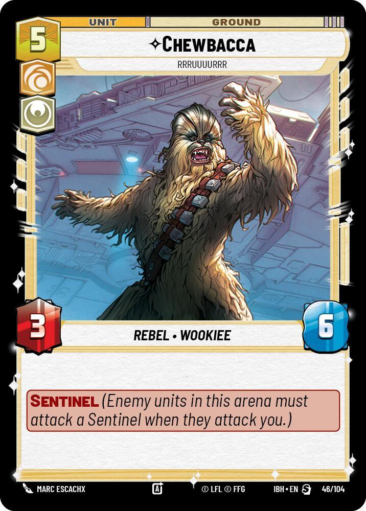 Chewbacca (46/104) - Rrruuuurrr (46/104) [Intro Battle: Hoth] (ONLINE ORDER ONLY)