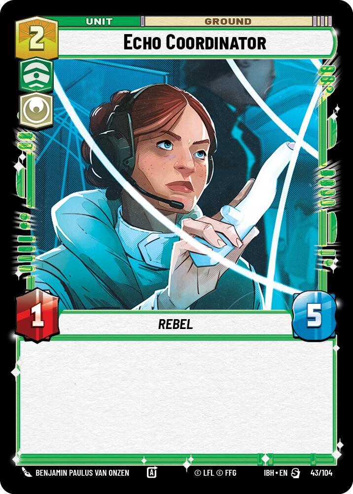Echo Coordinator (43/104) (43/104) [Intro Battle: Hoth] (ONLINE ORDER ONLY)