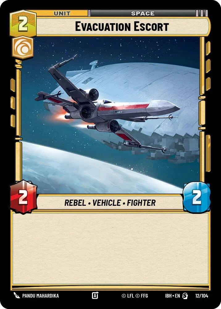 Evacuation Escort (12/104) (12/104) [Intro Battle: Hoth] (ONLINE ORDER ONLY)