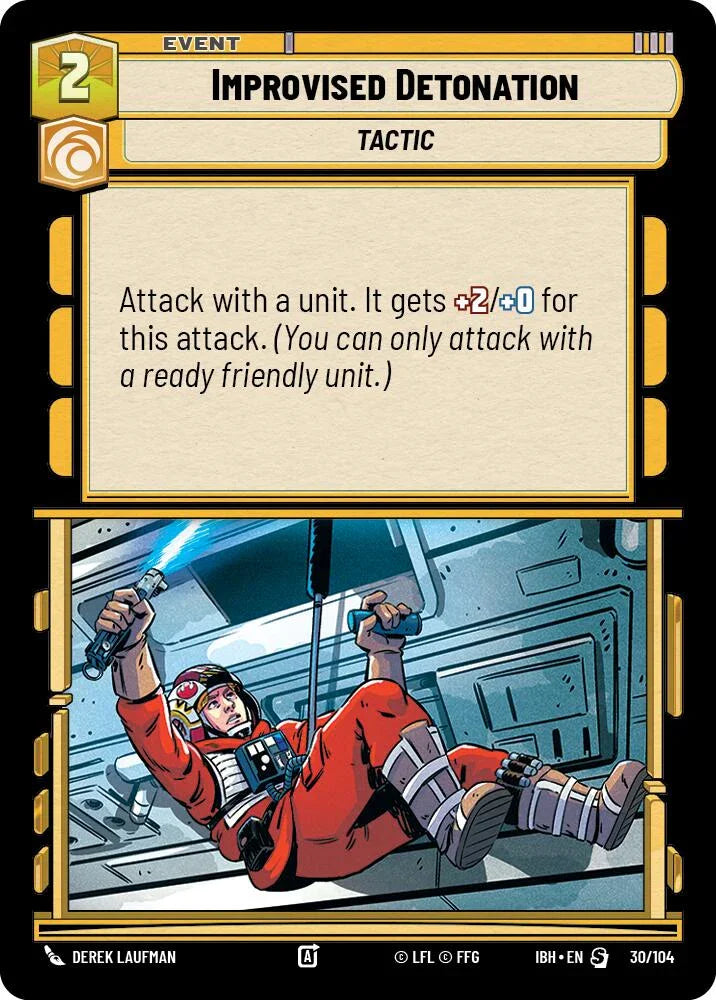 Improvised Detonation (30/104) (30/104) [Intro Battle: Hoth] (ONLINE ORDER ONLY)