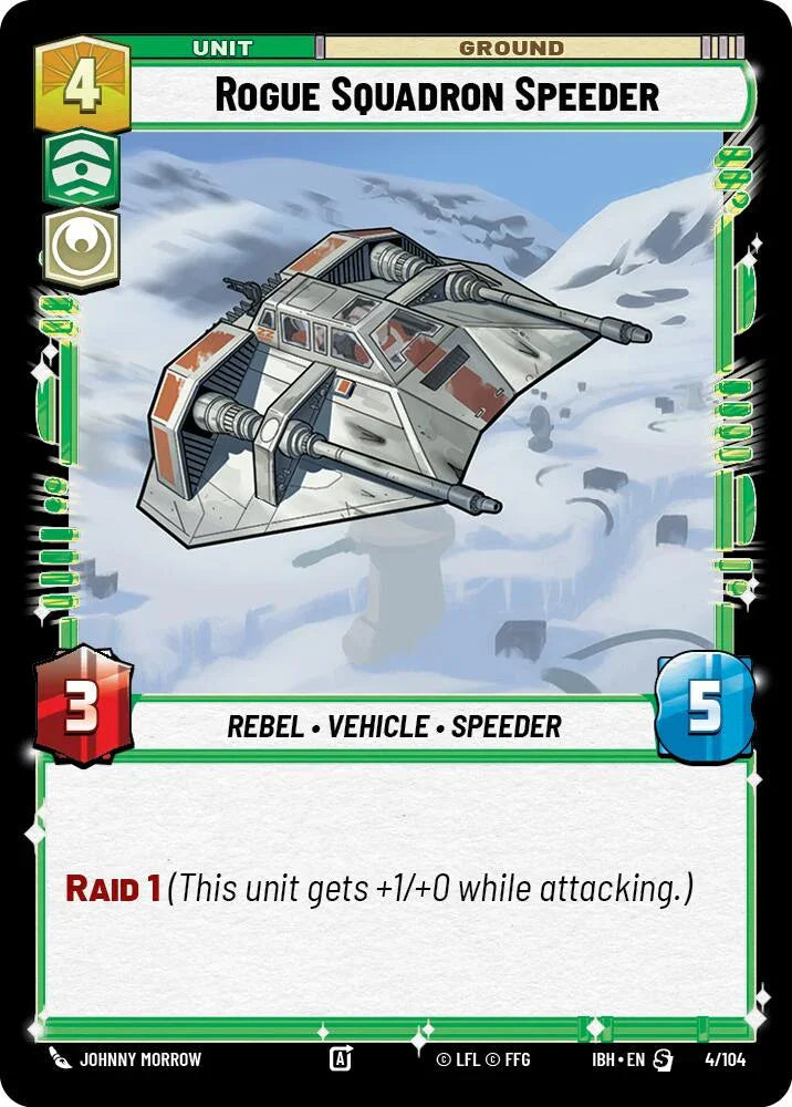 Rogue Squadron Speeder (4/104) (4/104) [Intro Battle: Hoth] (ONLINE ORDER ONLY)