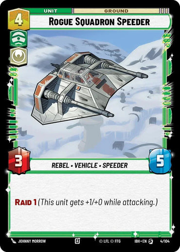 Rogue Squadron Speeder (4/104) (4/104) [Intro Battle: Hoth] (ONLINE ORDER ONLY)