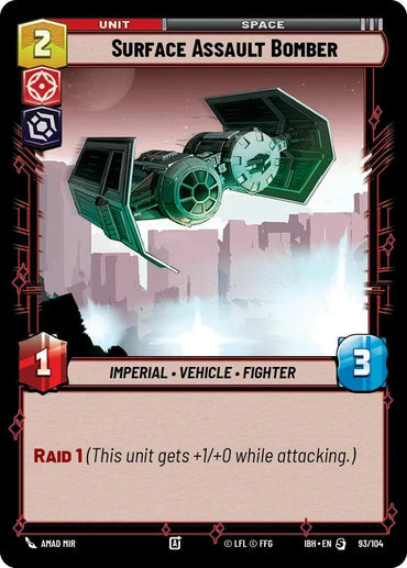 Surface Assault Bomber (93/104) (93/104) [Intro Battle: Hoth] (ONLINE ORDER ONLY)