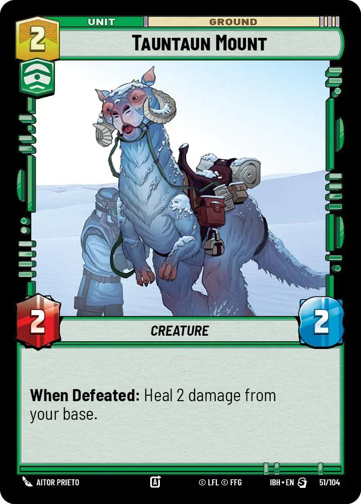 Tauntaun Mount (51/104) (51/104) [Intro Battle: Hoth] (ONLINE ORDER ONLY)