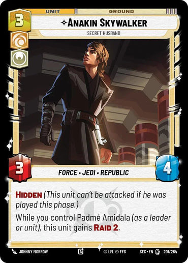 Anakin Skywalker (201/264) - Secret Husband (201/264) [Secrets of Power] (ONLINE ORDER ONLY)
