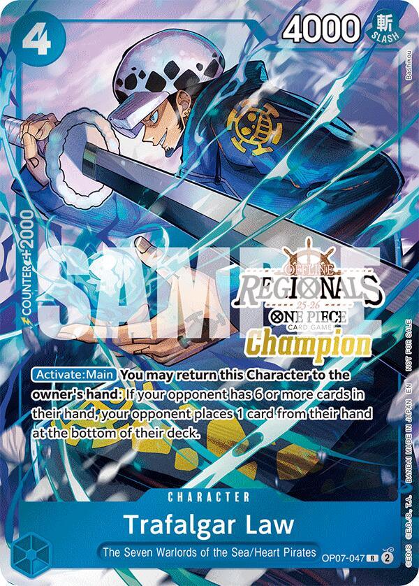 Trafalgar Law (Offline Regional Champion Card Set 2025 Vol.2) [One Piece Promotion Cards] (ONLINE ORDER ONLY)