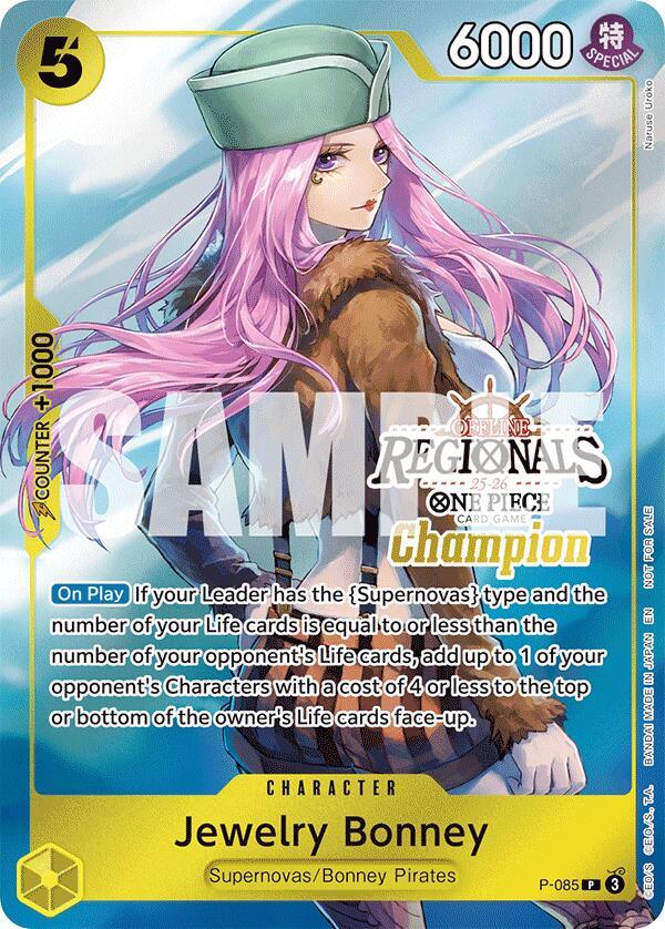 Jewelry Bonney (Offline Regional Champion Card Set 2025 Vol.2) [One Piece Promotion Cards] (ONLINE ORDER ONLY)