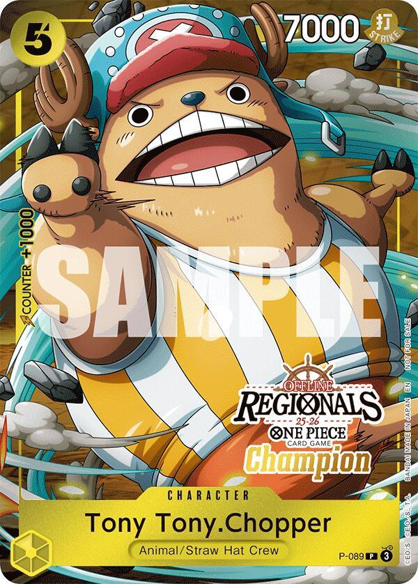 Tony Tony.Chopper (Offline Regional Champion Card Set 2025 Vol.2) [One Piece Promotion Cards] (ONLINE ORDER ONLY)
