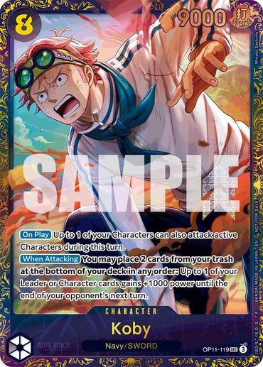 Koby (Treasure Cup August 2025) [One Piece Promotion Cards] (ONLINE ORDER ONLY)