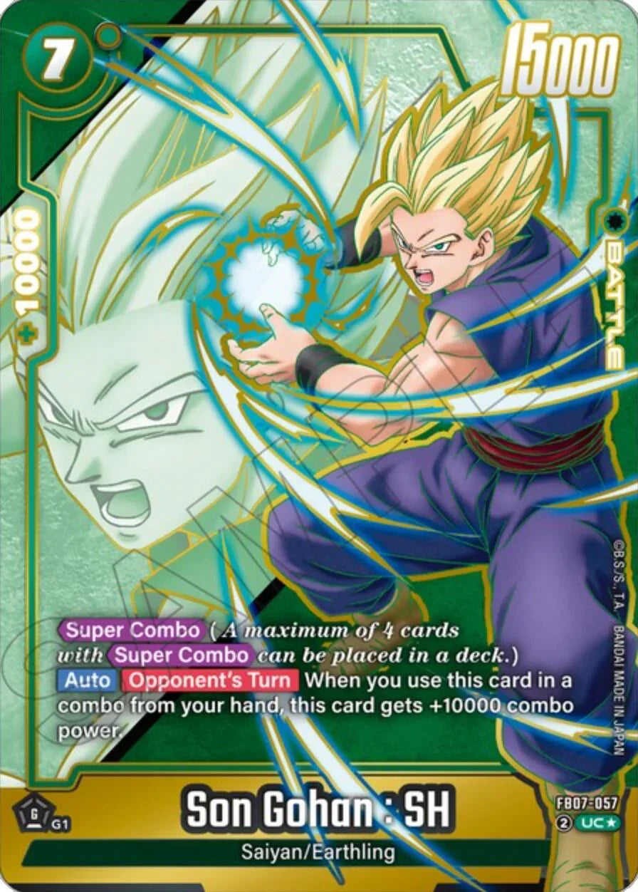 Son Gohan : SH (FB07-057) (Alternate Art) [Wish For Shenron] (ONLINE ORDER ONLY)