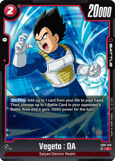 Vegeta : DA (FB07-019) [Wish For Shenron] (ONLINE ORDER ONLY)