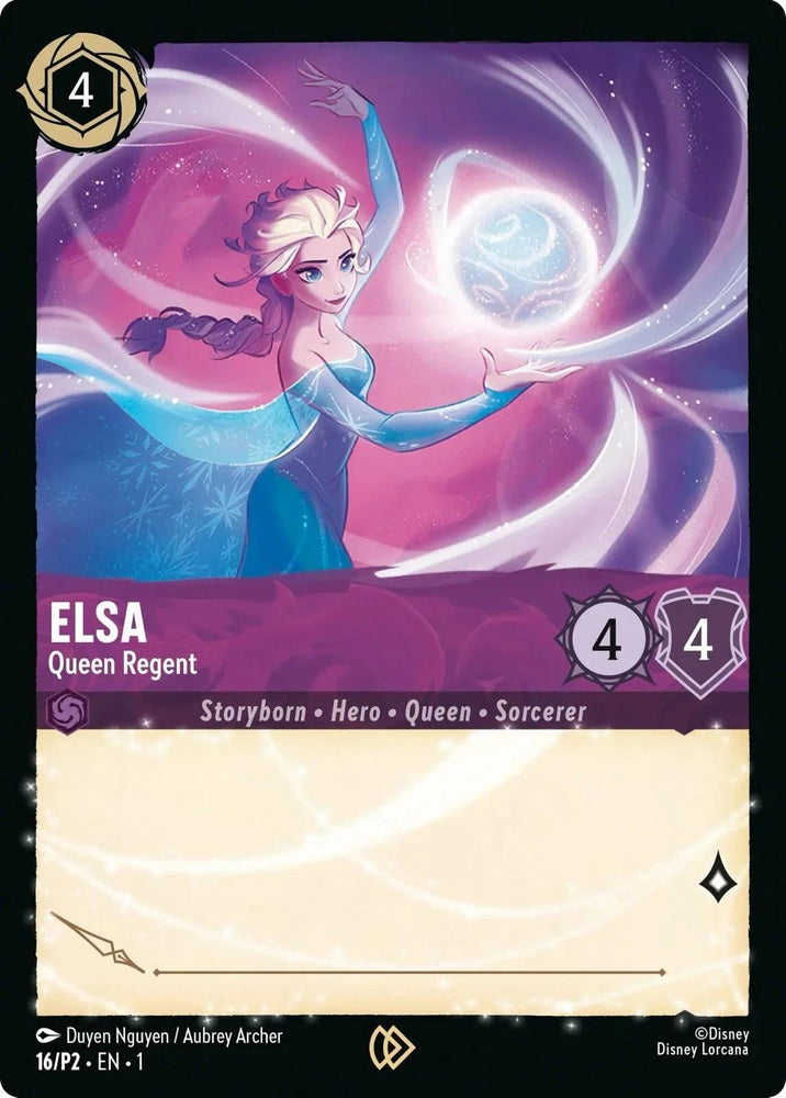 Elsa - Queen Regent (16/P2) [Promo Cards] (ONLINE ORDER ONLY)