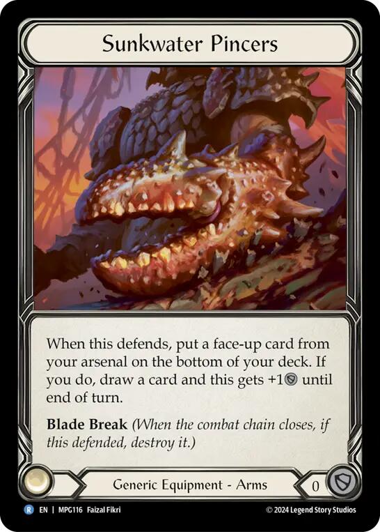 Sunkwater Pincers [MPG116] (Mastery Pack Guardian)