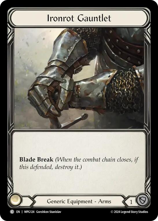 Ironrot Gauntlet [MPG124] (Mastery Pack Guardian)