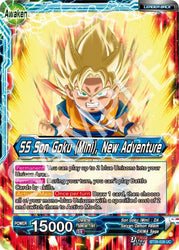 Son Goku (Mini) // SS Son Goku (Mini), New Adventure (BT28-028) [Prismatic Clash] (ONLINE ORDER ONLY)