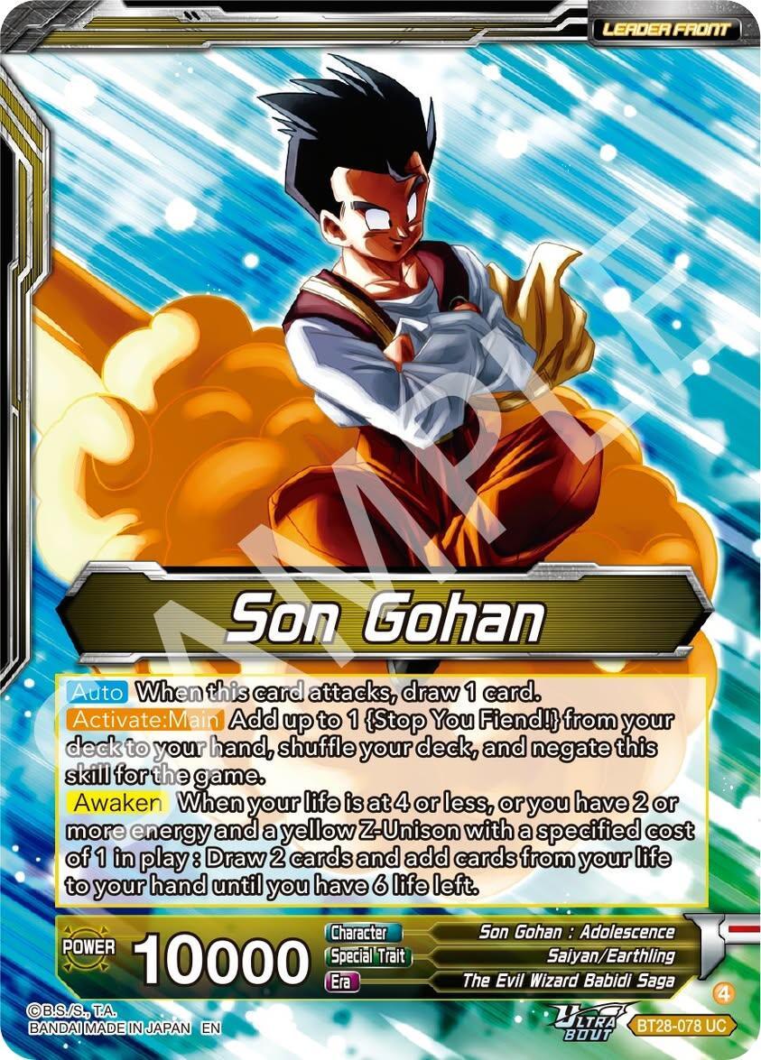 Son Gohan // Great Saiyaman, Love of Justice (BT28-078) [Prismatic Clash] (ONLINE ORDER ONLY)