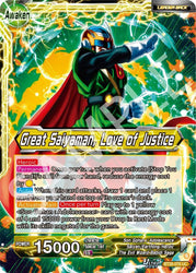 Son Gohan // Great Saiyaman, Love of Justice (BT28-078) [Prismatic Clash] (ONLINE ORDER ONLY)