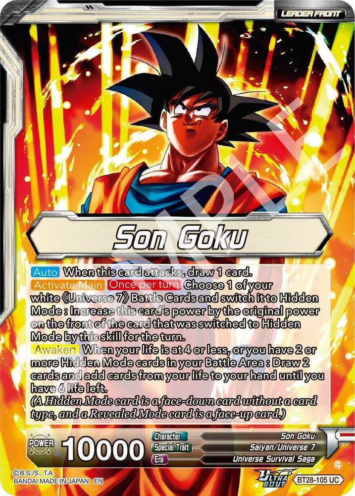 Son Goku // SSG Son Goku, Crimson Power (BT28-105) [Prismatic Clash] (ONLINE ORDER ONLY)