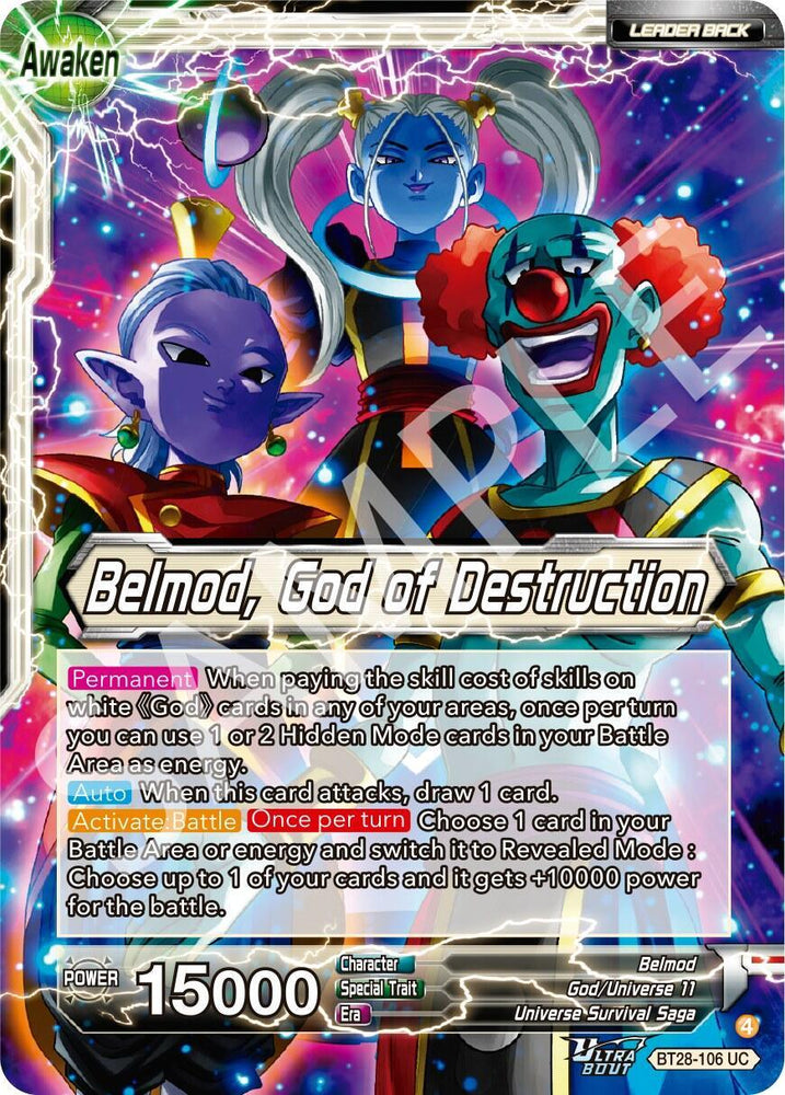 Belmod // Belmod, God of Destruction (BT28-106) [Prismatic Clash] (ONLINE ORDER ONLY)