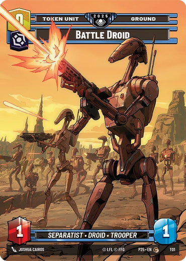 Battle Droid // Clone Trooper (T01 // T03) (T01 // T03) [Organized Play Promos] (ONLINE ORDER ONLY)