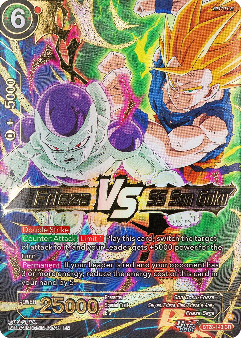 Frieza VS SS Son Goku (BT28-143) [Prismatic Clash] (ONLINE ORDER ONLY)