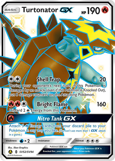 Turtonator GX (SV52/SV94) [Sun & Moon: Hidden Fates - Shiny Vault] (Online Only)