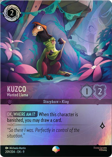 Kuzco - Wanted Llama (Epic) (209/204) [Fabled] (ONLINE ORDER ONLY)